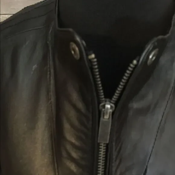 Blac noir leather jacket - Picture 4 of 5